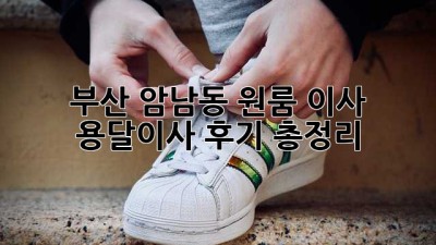부산 암남동 원룸 이사? 용달이사 후기 총정리!